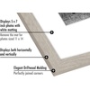 image:imageAmericanflat 11x14 Picture Frame with ShatterResistant Glass  Use as 5x7 Frame with Mat or Display 11x14 Photo Without Mat  Signature Collection  Picture Frames for Wall Display  Black  Shatterresistant glass hangs vertical or horizontal sawtooth hangers included use with or without matDriftwood