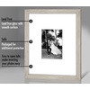 image:imageAmericanflat 11x14 Picture Frame with ShatterResistant Glass  Use as 5x7 Frame with Mat or Display 11x14 Photo Without Mat  Signature Collection  Picture Frames for Wall Display  Black  Shatterresistant glass hangs vertical or horizontal sawtooth hangers included use with or without matDriftwood