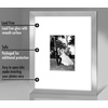 image:imageAmericanflat 11x14 Picture Frame with ShatterResistant Glass  Use as 5x7 Frame with Mat or Display 11x14 Photo Without Mat  Signature Collection  Picture Frames for Wall Display  Black  Shatterresistant glass hangs vertical or horizontal sawtooth hangers included use with or without matSilver