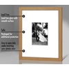 image:imageAmericanflat 11x14 Picture Frame with ShatterResistant Glass  Use as 5x7 Frame with Mat or Display 11x14 Photo Without Mat  Signature Collection  Picture Frames for Wall Display  Black  Shatterresistant glass hangs vertical or horizontal sawtooth hangers included use with or without matDark Oak