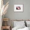 image:imageAmericanflat 11x14 Picture Frame with ShatterResistant Glass  Use as 5x7 Frame with Mat or Display 11x14 Photo Without Mat  Signature Collection  Picture Frames for Wall Display  Black  Shatterresistant glass hangs vertical or horizontal sawtooth hangers included use with or without matDriftwood