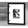 image:imageAmericanflat 11x14 Picture Frame with ShatterResistant Glass  Use as 5x7 Frame with Mat or Display 11x14 Photo Without Mat  Signature Collection  Picture Frames for Wall Display  Black  Shatterresistant glass hangs vertical or horizontal sawtooth hangers included use with or without matBlack