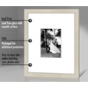 image:imageAmericanflat 11x14 Picture Frame with ShatterResistant Glass  Use as 5x7 Frame with Mat or Display 11x14 Photo Without Mat  Signature Collection  Picture Frames for Wall Display  Black  Shatterresistant glass hangs vertical or horizontal sawtooth hangers included use with or without matLight Wood