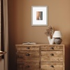 image:imageAmericanflat 11x14 Picture Frame with ShatterResistant Glass  Use as 5x7 Frame with Mat or Display 11x14 Photo Without Mat  Signature Collection  Picture Frames for Wall Display  Black  Shatterresistant glass hangs vertical or horizontal sawtooth hangers included use with or without matDriftwood