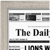 image:imageAmericanflat 11x22 Newspaper Frame with Polished Plexiglass  Display for Assorted Media Articles  Signature Collection  Modern Picture Frame for Wall Display  BlackDriftwood