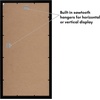 image:imageAmericanflat 11x22 Newspaper Frame with Polished Plexiglass  Display for Assorted Media Articles  Signature Collection  Modern Picture Frame for Wall Display  BlackBlack