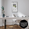 image:imageAmericanflat 11x22 Newspaper Frame with Polished Plexiglass  Display for Assorted Media Articles  Signature Collection  Modern Picture Frame for Wall Display  BlackSilver