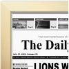 image:imageAmericanflat 11x22 Newspaper Frame with Polished Plexiglass  Display for Assorted Media Articles  Signature Collection  Modern Picture Frame for Wall Display  BlackGold