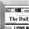 image:imageAmericanflat 11x22 Newspaper Frame with Polished Plexiglass  Display for Assorted Media Articles  Signature Collection  Modern Picture Frame for Wall Display  BlackSilver