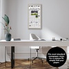 image:imageAmericanflat 11x22 Newspaper Frame with Polished Plexiglass  Display for Assorted Media Articles  Signature Collection  Modern Picture Frame for Wall Display  BlackDriftwood