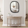 image:imageAmericanflat 11x23 Oval Mirror  Hanging Mirrors with Aluminum Frame  Modern Mirror for Bathroom Bedroom Living Room  Mirrors for Wall Display and Home Decor  BlackBlack Sycamore