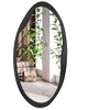 image:imageAmericanflat 11x23 Oval Mirror  Hanging Mirrors with Aluminum Frame  Modern Mirror for Bathroom Bedroom Living Room  Mirrors for Wall Display and Home Decor  BlackBlack