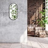 image:imageAmericanflat 11x23 Oval Mirror  Hanging Mirrors with Aluminum Frame  Modern Mirror for Bathroom Bedroom Living Room  Mirrors for Wall Display and Home Decor  BlackBlack