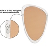 image:imageAmericanflat 11x23 Oval Mirror  Hanging Mirrors with Aluminum Frame  Modern Mirror for Bathroom Bedroom Living Room  Mirrors for Wall Display and Home Decor  BlackBrushed White