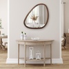image:imageAmericanflat 11x23 Oval Mirror  Hanging Mirrors with Aluminum Frame  Modern Mirror for Bathroom Bedroom Living Room  Mirrors for Wall Display and Home Decor  BlackBrown Sycamore