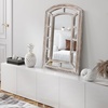 image:imageAmericanflat 11x23 Oval Mirror  Hanging Mirrors with Aluminum Frame  Modern Mirror for Bathroom Bedroom Living Room  Mirrors for Wall Display and Home Decor  BlackBrushed White