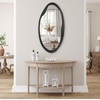image:imageAmericanflat 11x23 Oval Mirror  Hanging Mirrors with Aluminum Frame  Modern Mirror for Bathroom Bedroom Living Room  Mirrors for Wall Display and Home Decor  BlackBlack