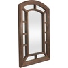 image:imageAmericanflat 11x23 Oval Mirror  Hanging Mirrors with Aluminum Frame  Modern Mirror for Bathroom Bedroom Living Room  Mirrors for Wall Display and Home Decor  BlackBurned Heavy