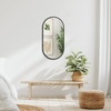 image:imageAmericanflat 11x23 Oval Mirror  Hanging Mirrors with Aluminum Frame  Modern Mirror for Bathroom Bedroom Living Room  Mirrors for Wall Display and Home Decor  BlackBlack