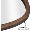 image:imageAmericanflat 11x23 Oval Mirror  Hanging Mirrors with Aluminum Frame  Modern Mirror for Bathroom Bedroom Living Room  Mirrors for Wall Display and Home Decor  BlackBrown Sycamore