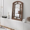 image:imageAmericanflat 11x23 Oval Mirror  Hanging Mirrors with Aluminum Frame  Modern Mirror for Bathroom Bedroom Living Room  Mirrors for Wall Display and Home Decor  BlackBurned Heavy