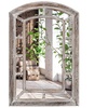image:imageAmericanflat 11x23 Oval Mirror  Hanging Mirrors with Aluminum Frame  Modern Mirror for Bathroom Bedroom Living Room  Mirrors for Wall Display and Home Decor  BlackBrushed White