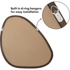 image:imageAmericanflat 11x23 Oval Mirror  Hanging Mirrors with Aluminum Frame  Modern Mirror for Bathroom Bedroom Living Room  Mirrors for Wall Display and Home Decor  BlackBrown Sycamore