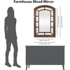 image:imageAmericanflat 11x23 Oval Mirror  Hanging Mirrors with Aluminum Frame  Modern Mirror for Bathroom Bedroom Living Room  Mirrors for Wall Display and Home Decor  BlackBurned Heavy