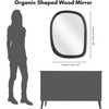 image:imageAmericanflat 11x23 Oval Mirror  Hanging Mirrors with Aluminum Frame  Modern Mirror for Bathroom Bedroom Living Room  Mirrors for Wall Display and Home Decor  BlackBlack Sycamore
