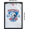 image:imageAmericanflat 135x135 TShirt Frame  Black  Shatterresistant glass folding insert keeps shirts creasefree hanging hardware for jerseys tees and gearBlack