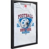 image:imageAmericanflat 135x135 TShirt Frame  Black  Shatterresistant glass folding insert keeps shirts creasefree hanging hardware for jerseys tees and gearBlack