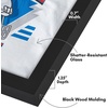 image:imageAmericanflat 135x135 TShirt Frame  Black  Shatterresistant glass folding insert keeps shirts creasefree hanging hardware for jerseys tees and gearBlack