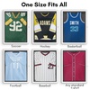 image:imageAmericanflat 135x135 TShirt Frame  Black  Shatterresistant glass folding insert keeps shirts creasefree hanging hardware for jerseys tees and gearWhite