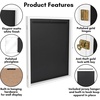 image:imageAmericanflat 135x135 TShirt Frame  Black  Shatterresistant glass folding insert keeps shirts creasefree hanging hardware for jerseys tees and gearWhite