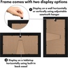 image:imageAmericanflat 14x20 Picture Frame with Polished Plexiglass  Signature Collection  GalleryStyle Frames Made of Engineered Wood  Photo Frame for Wall Display  Black  Polished plexiglass front hangs vertical or horizontal sawtooth hangers included fits photos posters and artBlack