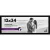 image:imageAmericanflat 14x20 Picture Frame with Polished Plexiglass  Signature Collection  GalleryStyle Frames Made of Engineered Wood  Photo Frame for Wall Display  Black  Polished plexiglass front hangs vertical or horizontal sawtooth hangers included fits photos posters and artBlack