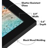 image:imageAmericanflat 14x20 Picture Frame with Polished Plexiglass  Signature Collection  GalleryStyle Frames Made of Engineered Wood  Photo Frame for Wall Display  Black  Polished plexiglass front hangs vertical or horizontal sawtooth hangers included fits photos posters and artBlack