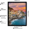 image:imageAmericanflat 14x20 Picture Frame with Polished Plexiglass  Signature Collection  GalleryStyle Frames Made of Engineered Wood  Photo Frame for Wall Display  Black  Polished plexiglass front hangs vertical or horizontal sawtooth hangers included fits photos posters and artBlack
