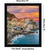 image:imageAmericanflat 14x20 Picture Frame with Polished Plexiglass  Signature Collection  GalleryStyle Frames Made of Engineered Wood  Photo Frame for Wall Display  Black  Polished plexiglass front hangs vertical or horizontal sawtooth hangers included fits photos posters and artBlack