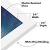 image:imageAmericanflat 14x20 Picture Frame with Polished Plexiglass  Signature Collection  GalleryStyle Frames Made of Engineered Wood  Photo Frame for Wall Display  Black  Polished plexiglass front hangs vertical or horizontal sawtooth hangers included fits photos posters and artWhite