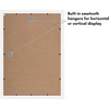 image:imageAmericanflat 14x20 Picture Frame with Polished Plexiglass  Signature Collection  GalleryStyle Frames Made of Engineered Wood  Photo Frame for Wall Display  Black  Polished plexiglass front hangs vertical or horizontal sawtooth hangers included fits photos posters and artWhite