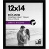 image:imageAmericanflat 14x20 Picture Frame with Polished Plexiglass  Signature Collection  GalleryStyle Frames Made of Engineered Wood  Photo Frame for Wall Display  Black  Polished plexiglass front hangs vertical or horizontal sawtooth hangers included fits photos posters and artBlack