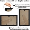image:imageAmericanflat 14x20 Picture Frame with Polished Plexiglass  Signature Collection  GalleryStyle Frames Made of Engineered Wood  Photo Frame for Wall Display  Black  Polished plexiglass front hangs vertical or horizontal sawtooth hangers included fits photos posters and artBlack