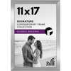 image:imageAmericanflat 14x20 Picture Frame with Polished Plexiglass  Signature Collection  GalleryStyle Frames Made of Engineered Wood  Photo Frame for Wall Display  Black  Polished plexiglass front hangs vertical or horizontal sawtooth hangers included fits photos posters and artSilver