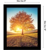 image:imageAmericanflat 14x20 Picture Frame with Polished Plexiglass  Signature Collection  GalleryStyle Frames Made of Engineered Wood  Photo Frame for Wall Display  Black  Polished plexiglass front hangs vertical or horizontal sawtooth hangers included fits photos posters and artBlack