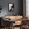 image:imageAmericanflat 14x20 Picture Frame with Polished Plexiglass  Signature Collection  GalleryStyle Frames Made of Engineered Wood  Photo Frame for Wall Display  Black  Polished plexiglass front hangs vertical or horizontal sawtooth hangers included fits photos posters and artMahogany