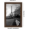 image:imageAmericanflat 14x20 Picture Frame with Polished Plexiglass  Signature Collection  GalleryStyle Frames Made of Engineered Wood  Photo Frame for Wall Display  Black  Polished plexiglass front hangs vertical or horizontal sawtooth hangers included fits photos posters and artWalnut