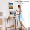image:imageAmericanflat 14x20 Picture Frame with Polished Plexiglass  Signature Collection  GalleryStyle Frames Made of Engineered Wood  Photo Frame for Wall Display  Black  Polished plexiglass front hangs vertical or horizontal sawtooth hangers included fits photos posters and artWhite