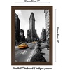 image:imageAmericanflat 14x20 Picture Frame with Polished Plexiglass  Signature Collection  GalleryStyle Frames Made of Engineered Wood  Photo Frame for Wall Display  Black  Polished plexiglass front hangs vertical or horizontal sawtooth hangers included fits photos posters and artWalnut