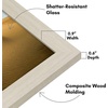 image:imageAmericanflat 14x20 Picture Frame with Polished Plexiglass  Signature Collection  GalleryStyle Frames Made of Engineered Wood  Photo Frame for Wall Display  Black  Polished plexiglass front hangs vertical or horizontal sawtooth hangers included fits photos posters and artLight Wood